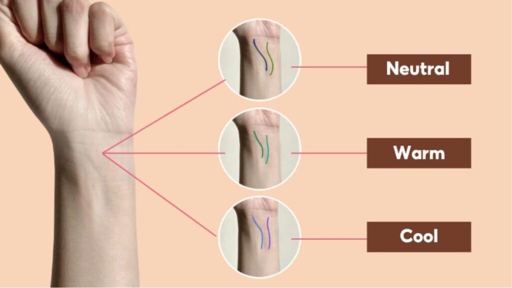 Cách thử màu kem nền foundation ở vùng hàm để chọn shade phù hợp